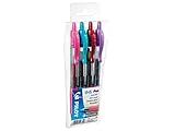 Trazo medio Pilot G-2 - Bolígrafos de punta redonda (gel, punta mediana), diferentes colores