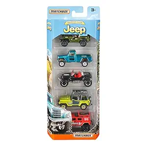 Matchbox Anniversary Jeep - Pack of 5