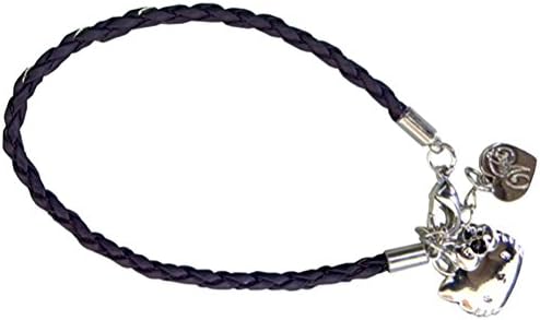 Braided Bracelet Victoria Couture Hello Kitty Black
