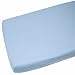 2x Cot Bed Jersey Fitted Sheet For Toddler 100% Cotton 140x70cm Blue