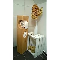 Toilettenpapierhalter Holz klein