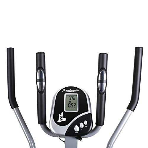 Klarfit ORBIFIT ADVANCED Heimtrainer Crosstrainer inkl. Trainingscomputer & Pulsmesser (stufenlos verstellbarer Widerstand, höhenverstellbarer Lenker, Anzeige: Kalorienverbrauch) silber - 3