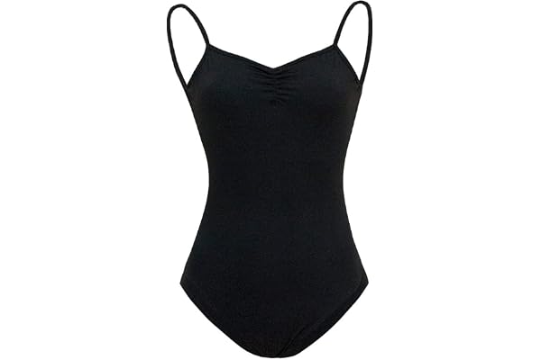 ROYAL SMEELA Balettdräkt för kvinnor, halvkort mesh, balett, dans, tröjor, danskostym, enfärgad, stretch, rygglös, gymnastik, body, tröja, danskläder, hängslen, tröja