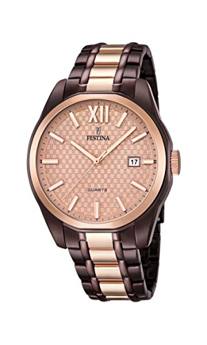 Festina Unisex-Armbanduhr Analog Quarz Edelstahl beschichtet F16855/1 Festina Unisex-Armbanduhr Analog Quarz Edelstahl beschichtet F16855/1