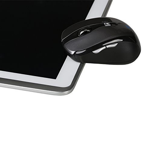 i-tec Bluetooth Wireless Maus Travel 6-Tastenmaus Wählbare Auflösung des Sensors 1000/1600 DPI 2x AAA Batterien im Lieferumfang ON/OFF-Taste ideal für Notebook Ultrabook Tablet PC, Windows Mac Linux Android Mäuse - 5