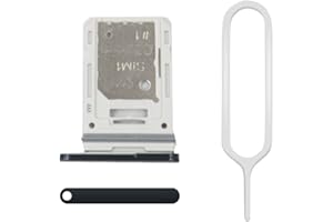 MMOBIEL Dual SIM Kartenhalter Kompatibel mit Samsung Galaxy S21 FE 5G - 6.4 inch - 2022 - SIM Card Tray Schlitten - Inkl. SIM Pin - Schwarz