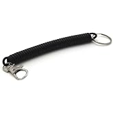 Anahtar Askısı Hırsızlık D&uuml;şme Kaybolma &Ouml;nleyici Esnek Spiral Plastik Yay 15 cm - 80 cm