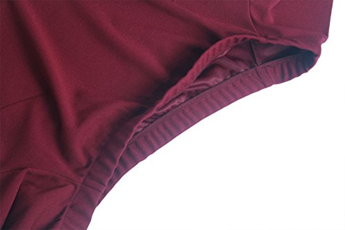 Damen Schulterfreies Kleid Elegant Skaterkleid Kurz Cocktailkleid Asymmetrisch Abenkleid Festlich Partykleid - 7