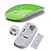 Produktbild LanLan Ultradünne 2,4 G optische Wireless Mouse USB Empfänger Air Mouse für Laptop Notebook Grün