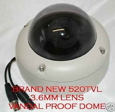 Preisvergleich Produktbild F3B- NEUE WETTERFEST 520TVL DOME ÜBERWACHUNGSKAMERA