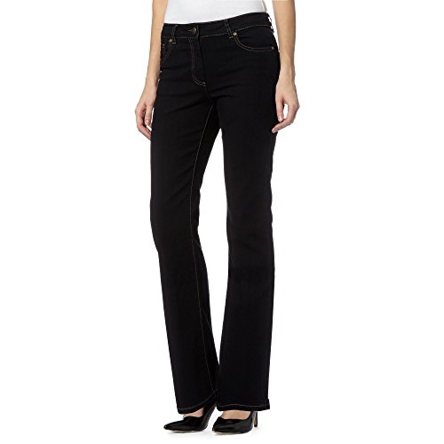 The Collection Petite Womens Black Bootcut Jeans 24S