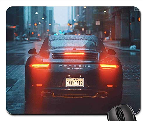 Preisvergleich Produktbild Mouse Pads - Buildings Car City Porsche Rainy Road Street