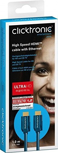 Clicktronic Casual High Speed HDMI Kabel mit Ethernet (4K Ultra HD, 3D-TV, ARC, 1m) - 5