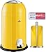 Produktbild Wesco Kickmaster junior 12-Liter Abfallsammler lemonyellow + Küchenrollenhalter lemonyellow + 28 Müllbeutel im Set