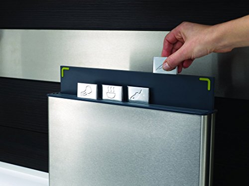 Joseph Joseph Index 100 Schneidbrett Satz mit Fall aus rostfreiem Stahl - 5