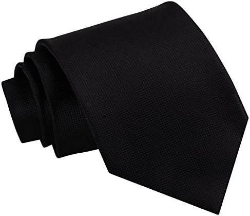 Men Plain Solid Check Wedding Formal Casual Groom Neck Tie in Various Style and Colours
