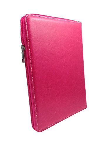 Tablet Tasche für Xido X110 3G (2017) S9 Schutz Hülle Etui Case + Touch Pen – 10.1 Zoll Pink Reißverschluss 360? - 4