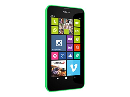 Nokia Lumia 635 Smartphone d  bloqu   4G  Ecran  4 5 pouces - 8 Go - Simple Micro SIM - Windows Phone 8 1-512 Mo RAM  Jaune