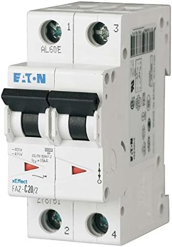 Eaton (Moeller) – Circuit Breaker faz-c40/2 °C 40 A, Circuit Breaker 2P
