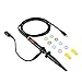 SainSmart Sonde für Digital Oszilloskop DSO201 DSO202 DSO203 Oszilloskop Tastkopf MCX-Sonde-x1-amp-x10 60 MHz Schwarz(1 Pcs)