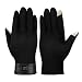 Produktbild MPTECK @ Schwarz Touchscreen Handschuhe für Männer Winterhandschuhe Warme Handschuhe Outdoor Sport Handschuh Winter Fahrradhandschuhe Winddicht mit Fleecefutter für Herbst oder Frühling