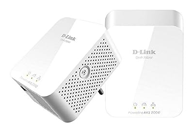 D-Link PowerLine AV2 2000 HD Gigabit Starter Kit DHP-701AV - Pont - GigE, HomePlug AV (HPAV), HomePlug AV (HPAV) 2.0 - Branchement mural (pack de 2)