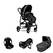 Graco Evo Travel System (Pitstop Black)