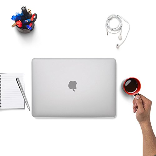 MacBook Pro 13 Hülle 2016, Infiland Ultra Slim Hochwertige Matt Gummierte Hartschale Tasche Schutzhülle Snap Case für NEUESTE 13-zoll MacBook Pro 13″ (2016 Freisetzung) A1706 / A1708(Transparent) - 7