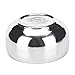 B-Comrade(TM) Shave Soap Cup with Lid, Stainless Steel Dual Layer Shaving Mug Bowl