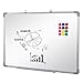 Produktbild SwanSea Office Pinnwand Whiteboard Home Dry Erase Magnettafel mit Stift-Tablett und 12 Magnete 60x45 weiß