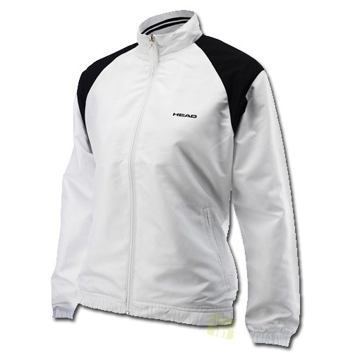 HEAD Cooper Jr All Season Veste de Tennis pour Fille Blanc/Noir