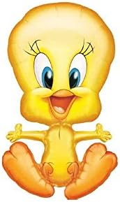 Tweety Pie Supershape Foil Balloon Looney Tunes Helium Birthday Balloons