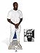 Produktbild Fan Pack - Kanye West tragen weißes T-Shirt Lebensgrosse und klein Pappaufsteller - mit 25cm x 20cm foto