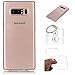 Produktbild Hülle Galaxy Note 8 6,3 Zoll Hülle Soft Flex Transparent Silikon TPU Handyhülle Schutzhülle für Samsung Galaxy Note 8 6,3 Zoll Case Cover - Crystal Clear + Schlüsselanhänger (P) (1)