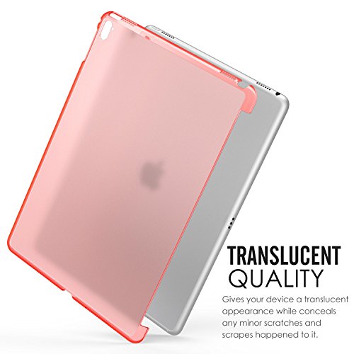 MoKo Hülle für iPad Pro 9.7 – Ultra Slim Translucent Hart Polycarbonate Schale Schutzhülle Case Cover für Apple iPad Pro 9.7 Zoll 2016 Modell Tablet, Matt Orange (Auch für iPad Pro Offizielle Tastatur) - 6