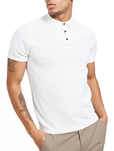 Preisvergleich Produktbild Threadbare Herren Poloshirt Gr. X-Large, gebrochenes weiß