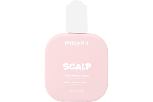 MYRIAM K PARIS – Sérum Pousse Cheveux 140ml – Scalp – Stimule la Croissance & Réduit la Chute – Complexe Actif aux 9 Plantes & Procapil – Pour Cheveux Clairsemés ou Affinés