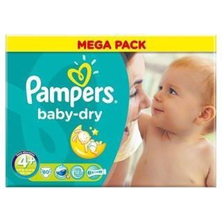 Preisvergleich Produktbild Pampers Baby Dry Gr. 4 + Maxi Plus 9–20 kg (80)