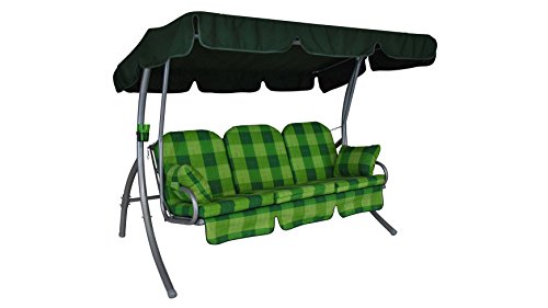 Preisvergleich Produktbild ANGERER FREIZEITMÖBEL Hollywoodschaukel Ibiza, 3-Sitzer, grün