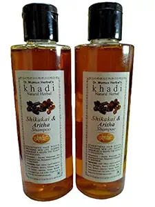 Khadi Natural Herbal SHIKAKAI AND ARITHA SHAMPOO 180 ML COMBO