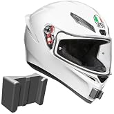 Agv ile uyumlu K1 Kask İ&ccedil;in Aksiyon Kamera Montaj Aparatı, &Ccedil;ift Taraflı Bant ile Kolay Kurulum, Motorsiklet Kask Kamera Tutuc