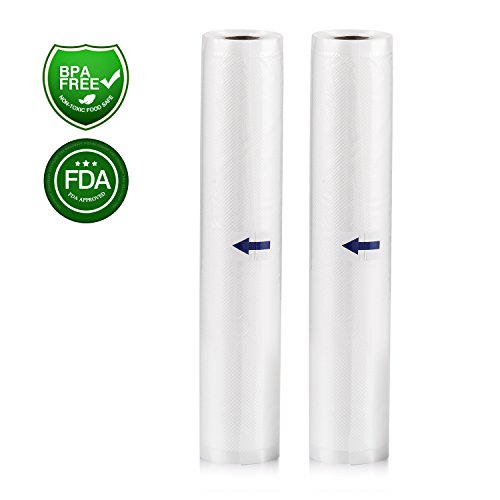 Vakuumier Rollen Profi-Folienrollen 28cm x 500cm ( 2 Roll )