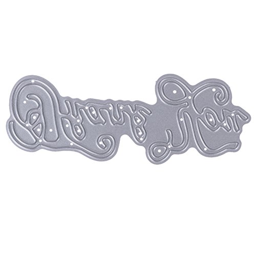 Amazingdeal365 Buchzeichen Metall Form Schablonen Schneiden DIY Dekor Sammelalbum Karten Buchzeichen Lesezeichen als Geschenk für Freunde Geburtstag Kinder,Kindergarten Hobby Schule Handarbeit Unterricht usw. Ein tolles Geschenk!