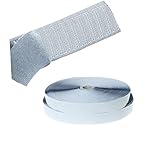 Fácil de usar, las cintas de gancho y bucle se proporcionan en rollos. Se puede cortar en la longitud deseada. También disponible en varias variaciones (adhesivo o auto adhesivo, colores y tamaños diferentes). Ver la tienda de Amazon de TUKAI.