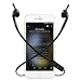 Produktbild Fulltime® B3300 Sport Bluetooth Headset V4.0 Halb In-Ear Drahtlose Kopfhörer mit Silikagel-Fitting Flossen für iPhones, Samsung Android Windows Phone Smartphones, A2DP / AVRCP, Nudel-Kabel, mit Kleinpaket (Schwarz)