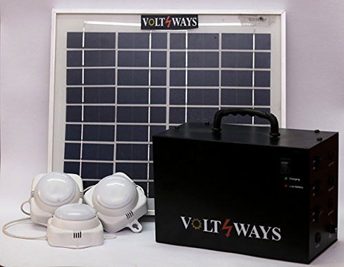 Solar Home Light Set Voltways Mini Inverter Backup System