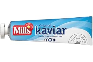 SCANDINAVIAN KITCHEN Mills Kaviar | Norwegian Smoked Cod Roe Paste | One Tube 185g