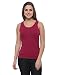 Frenchtrendz Dark violet Cotton spandex Tank Top for Women RS.429.00