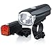 Produktbild CSL - StVZO LED Fahrradbeleuchtung Set | Modell DG320 | Fahrradlampen/Fahrradlicht / Fahrradlampenset inkl. Front- und Rücklicht | helle LED (30 Lux) | energiesparend | Regen- und Stoßfest
