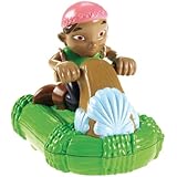 Mattel - Figuras de acción, Jake y los piratas de Nunca Jamás, Izzy en bote de carreras (X1219)